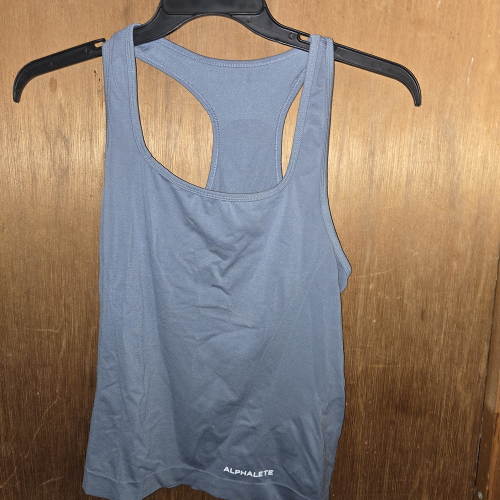 Alphalete Women's Blue Tank Top Size xl